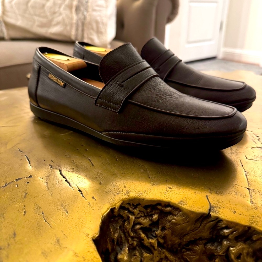 Mephisto Alexis Men's Brown Leather Loafers